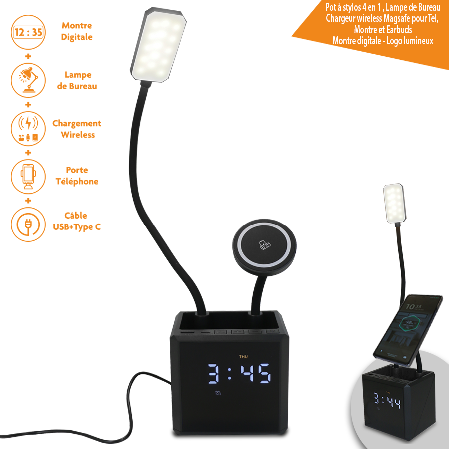 Charge de téléphone de table intelligente