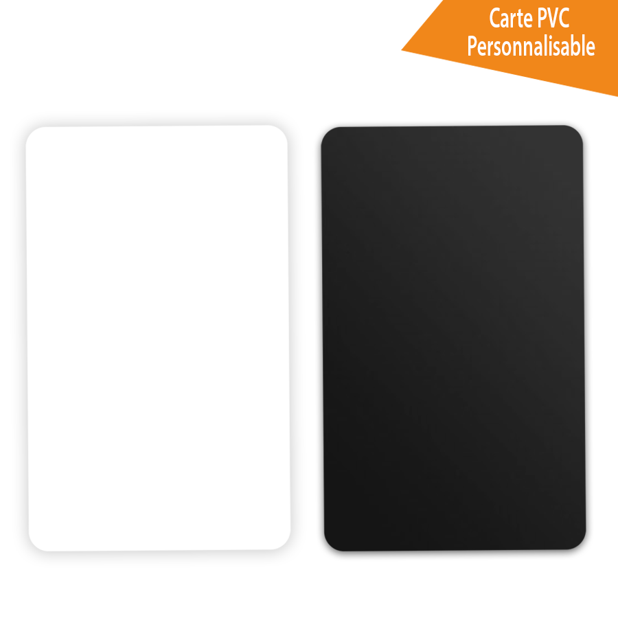 Carte PVC Blanche Personnalisable