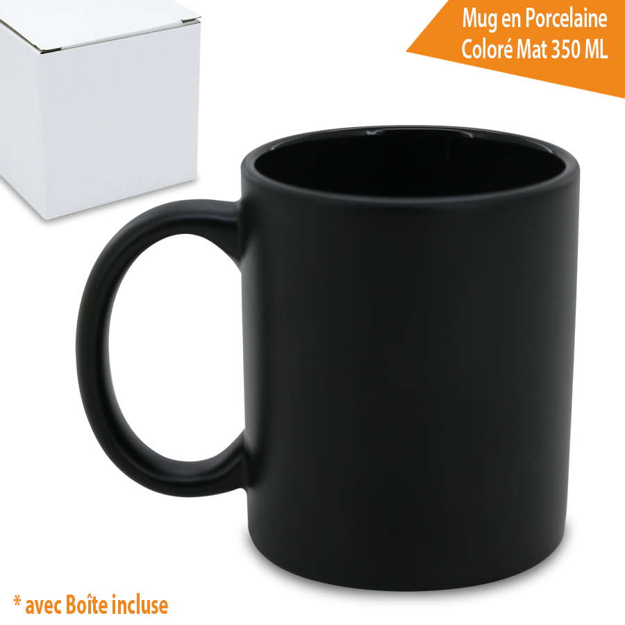 Mug en Porcelaine Coloré mat 350 ML