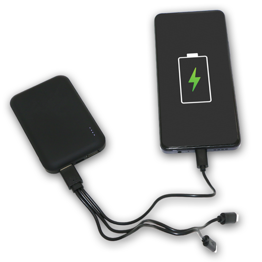 Mini Powerbank Lumineux 5000 Mah