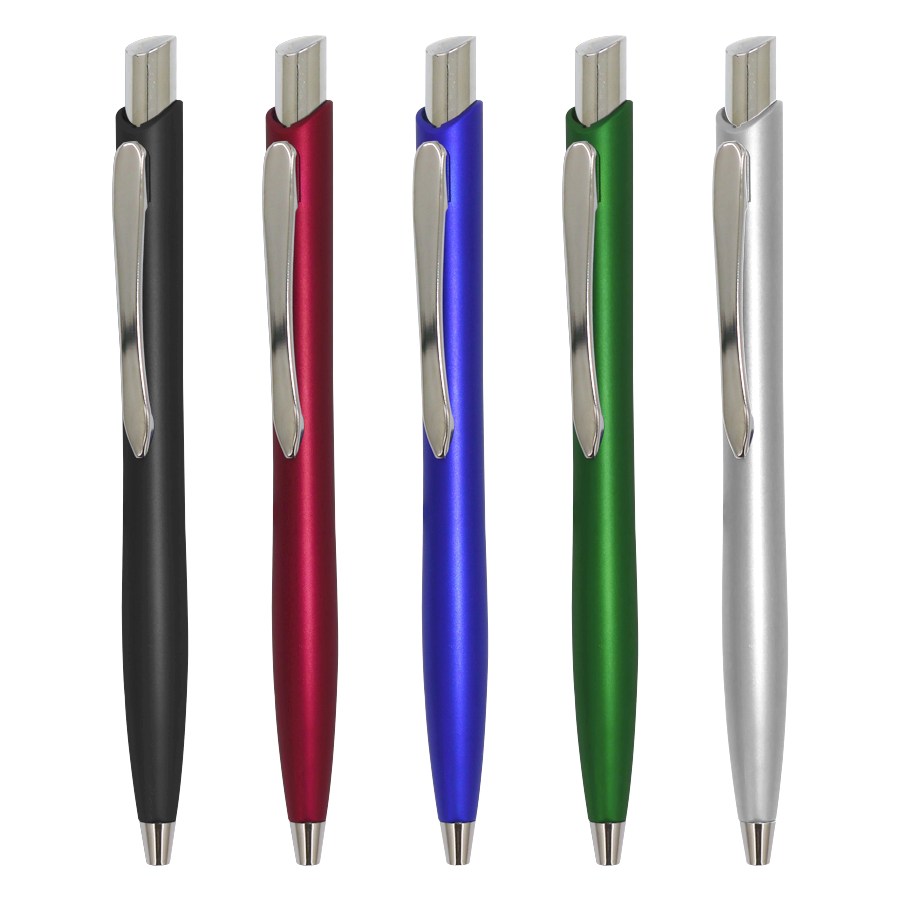 Stylo en Plastique effet Métallique Coloré