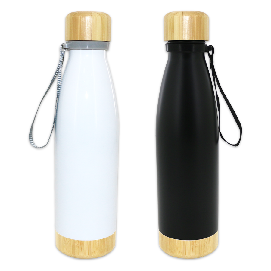 Thermos Bouteille Bois/Inox 500 ml