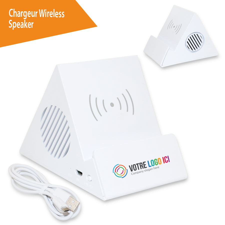 Speaker Porte Tel Chargeur Wireless Trian