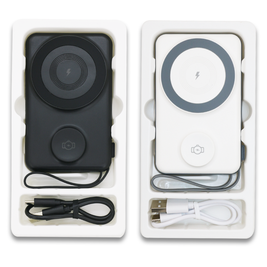 Coffret rapide Power Bank MagSafe 10000 mAh TM sans fil pour téléphone et montre à chargement rapide