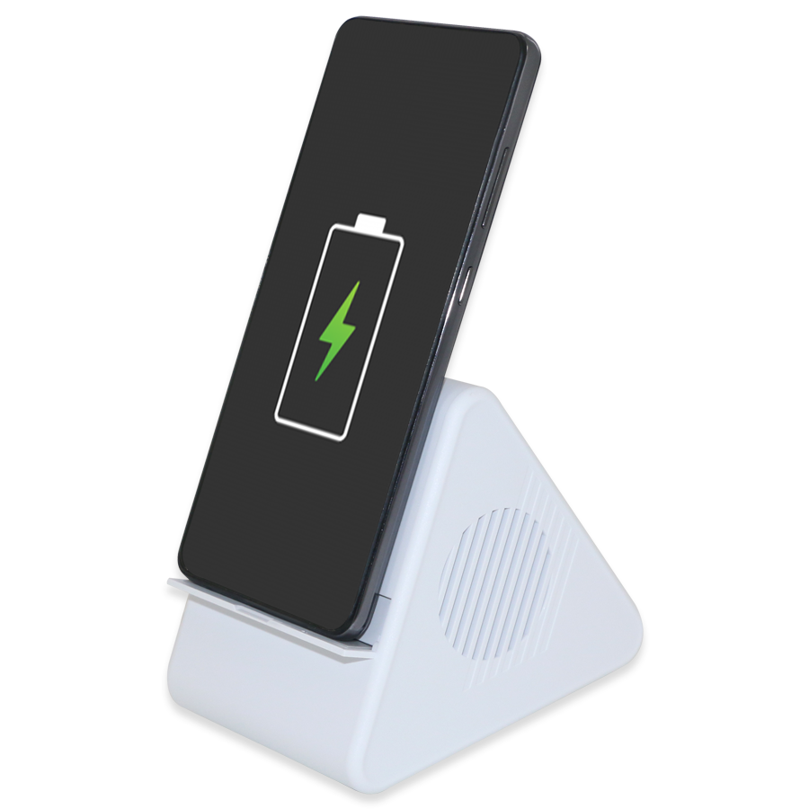 Speaker Chargeur Sans Fil Pyramidale
