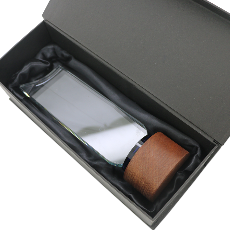 Trophee Liberta a Socle Rond en Bois