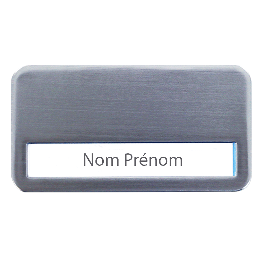 Badge Aimante Nominatif