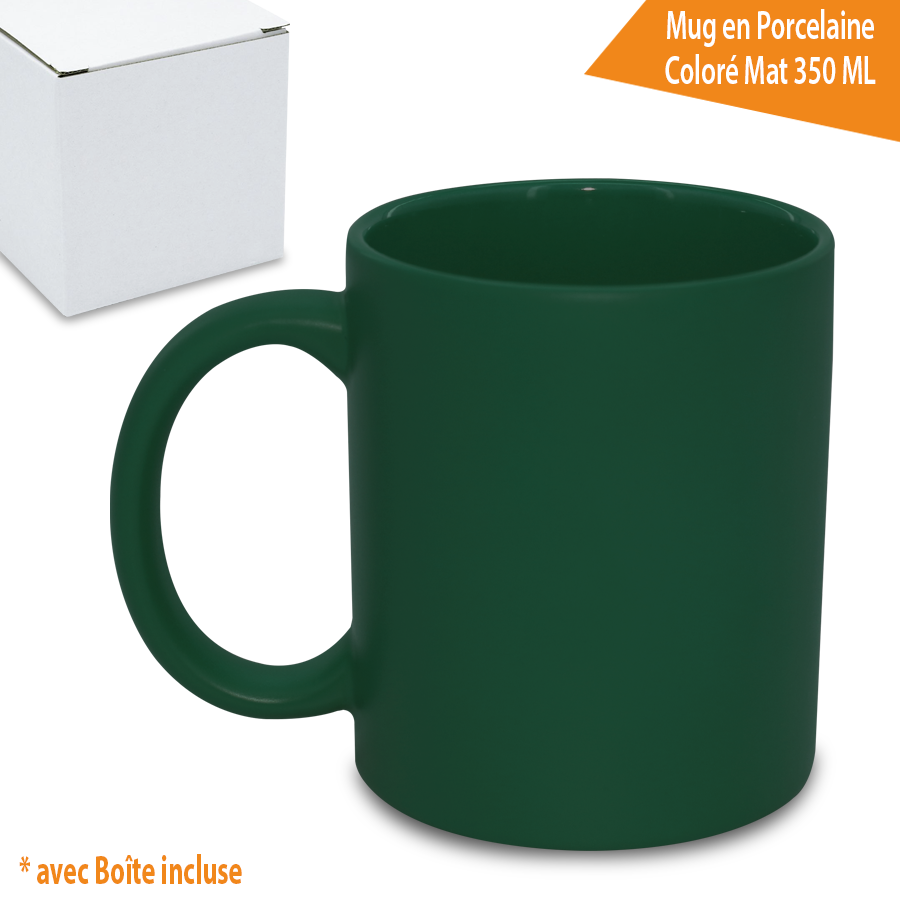 Mug en Porcelaine Coloré mat 350 ML