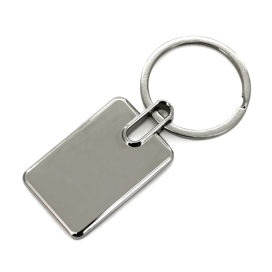 Porte-clés en Métal forme Rectangulaire