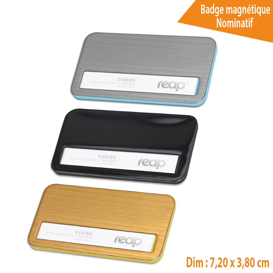 Badge Aimante Nominatif