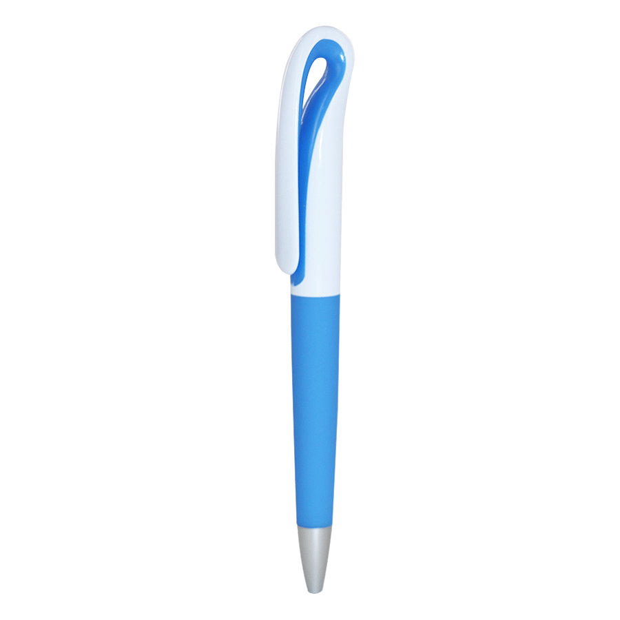 Stylo mi Soft-touch coloré mi Plastique blanc