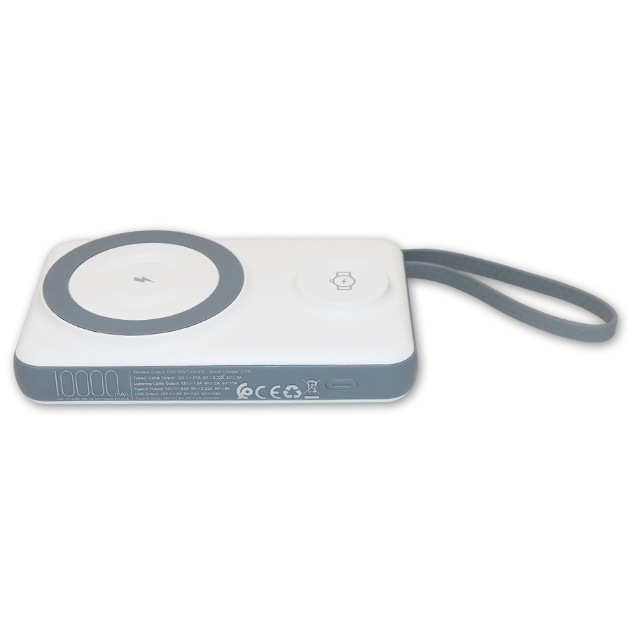 Coffret rapide Power Bank MagSafe 10000 mAh TM sans fil pour téléphone et montre à chargement rapide