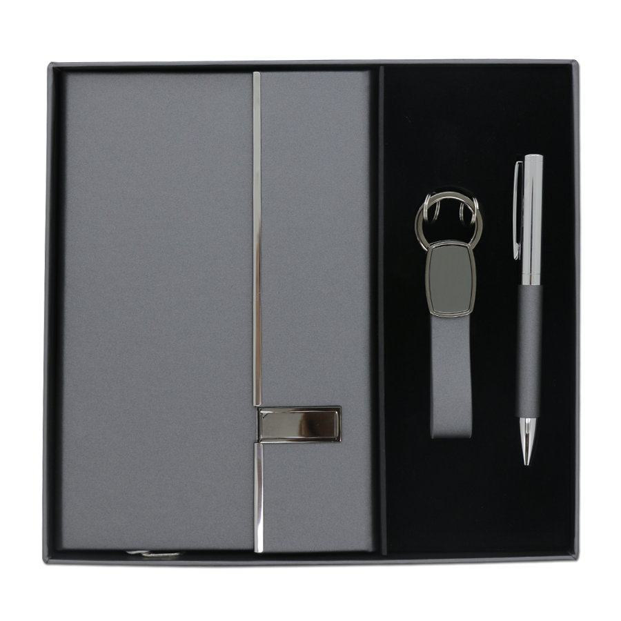 Coffret Note book USB 32 GB et Stylo & Porte-Clé