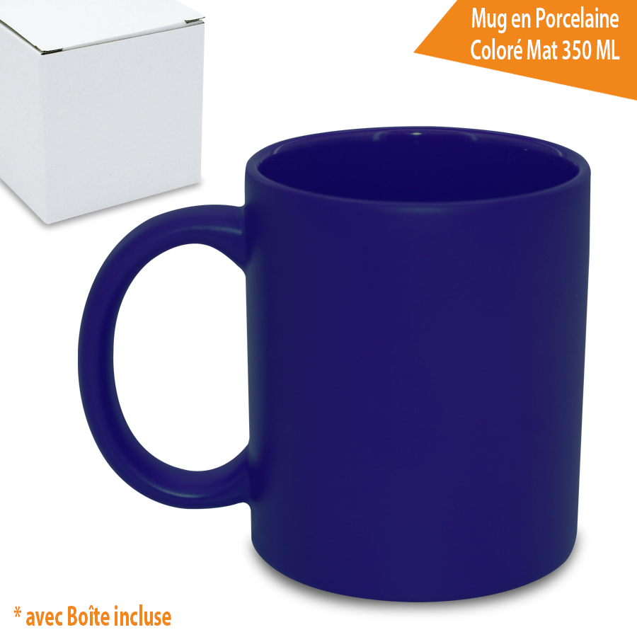 Mug en Porcelaine Coloré mat 350 ML