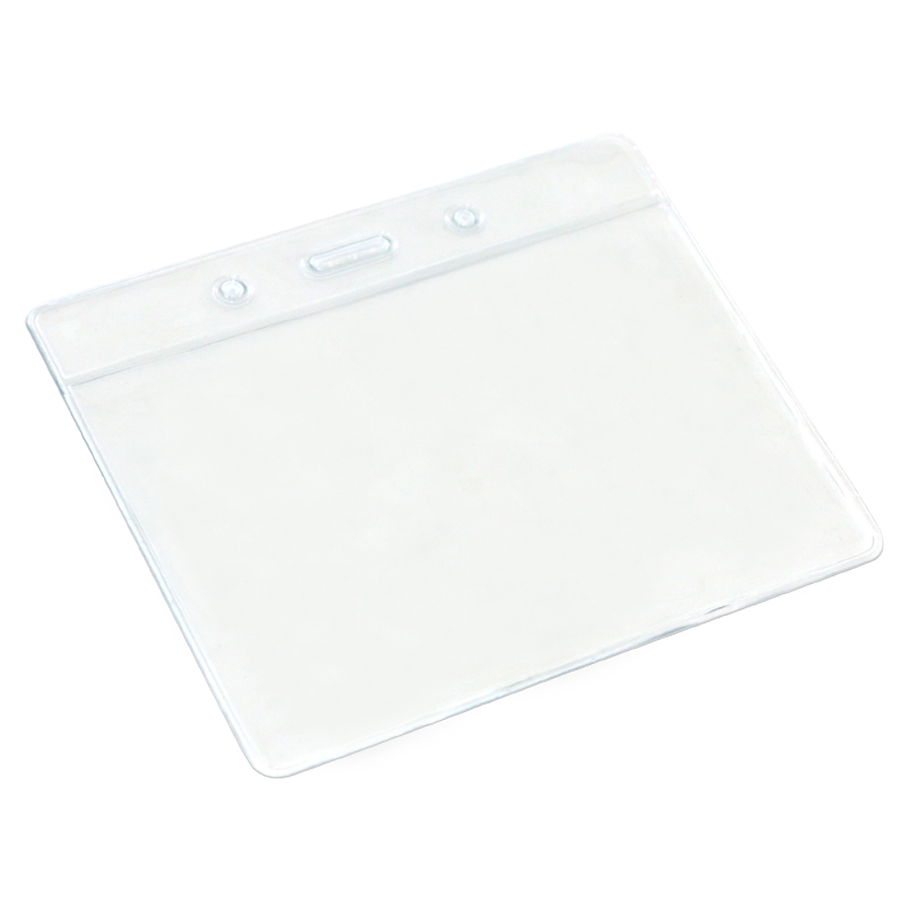 Porte-Badge en Plastique Horizontal