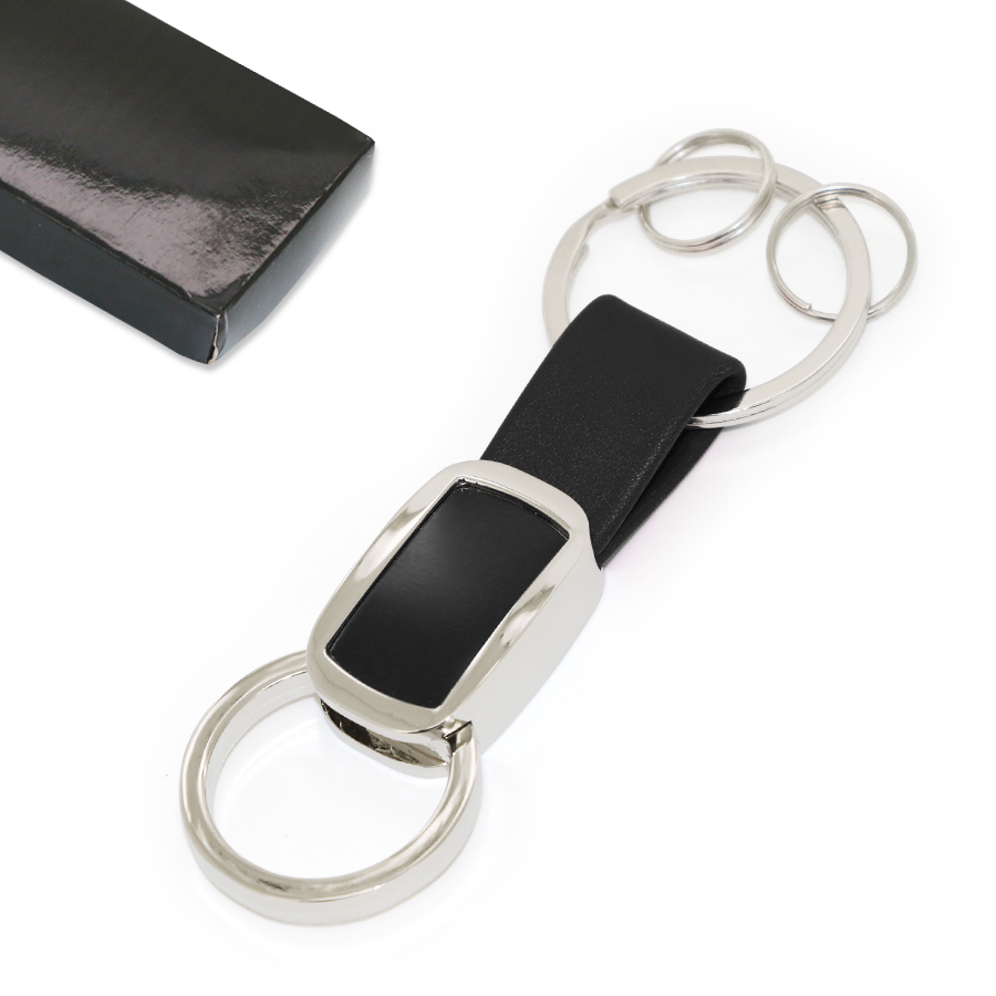 Boite Porte-Cles Metal/simili Colore
